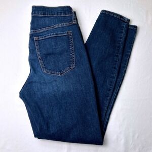 Banana Republic Women Curvy High Rise Skinny Jeans Dark Wash Size 27/4 Stretch